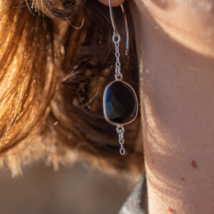 Shapeshifting Temptresses Black Spinel Earrings