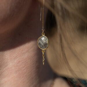 Shapeshifting Temptresses Rutilated Quartz Earrings